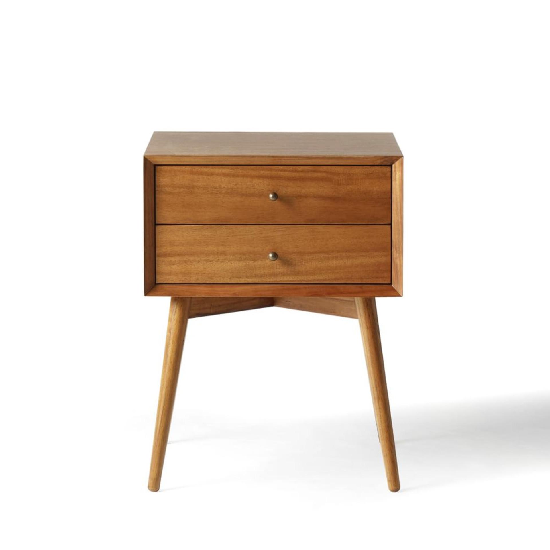 Mid discount century bedside